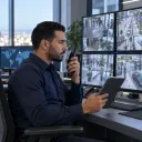 Équipe ALLSAFE SOLUTIONS en réunion autour d’un ordinateur portable