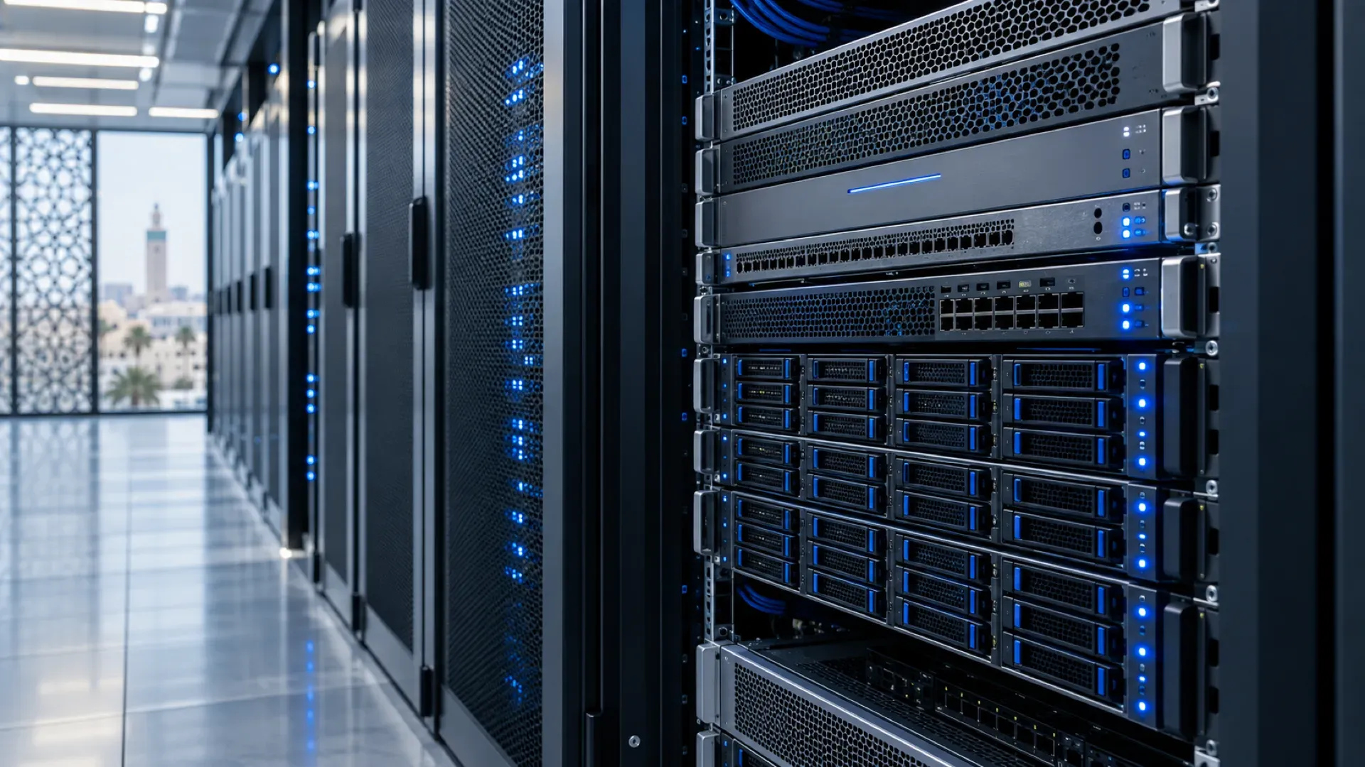 Cluster de serveurs de virtualisation en baie